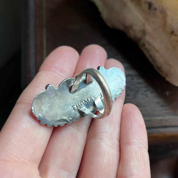 American Indian Sterling Ring - Picture 2 of 4